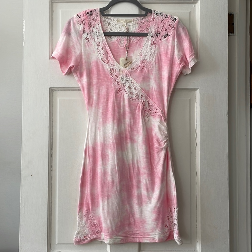 LoveShackFancy Mildred Mini Wrap Dress
